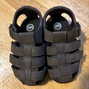 Wonder Nation Brown Toddler Sandals Size 5